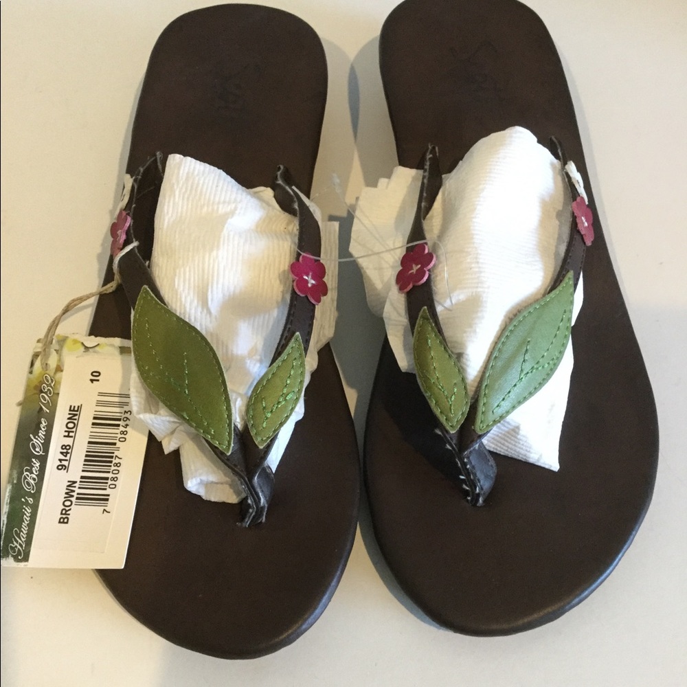 Scott Hawaii Sandals Flip Flops Size 10 NWT